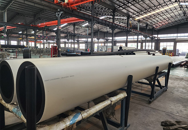 Tubería HDPE Blanca Co-extruida PE100 para Minería