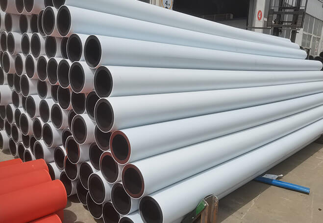 Tubería HDPE Blanca Co-extruida PE100 para Minería