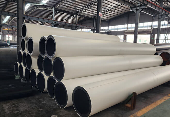 Tubería HDPE Blanca Co-extruida PE100 para Minería