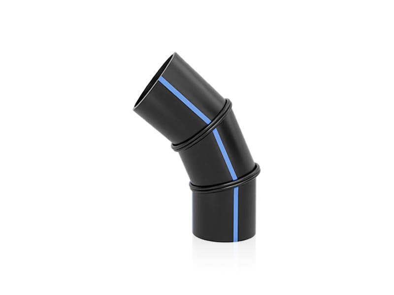 Codo 45° Segmentado de HDPE 2
