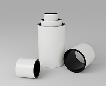 Tubo Blanco Co-extruido Bicapa HDPE