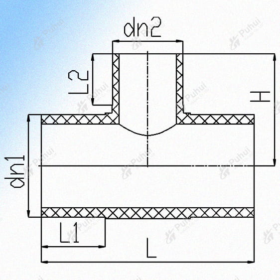 热熔对接异径三通
