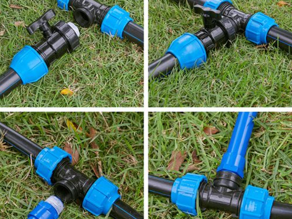 Conectar accesorios de compresión de PP y tuberías HDPE pasos y precauciones (3)