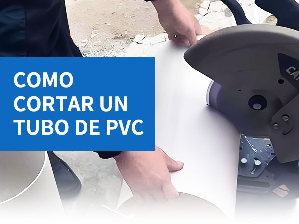 Como cortar un tubo de pvc
