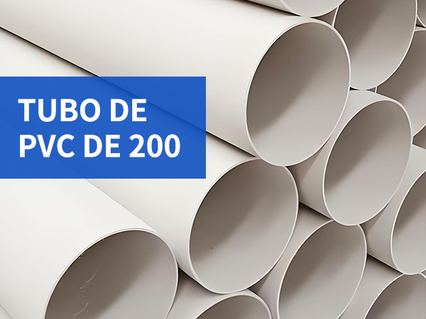 tubo de pvc de 200