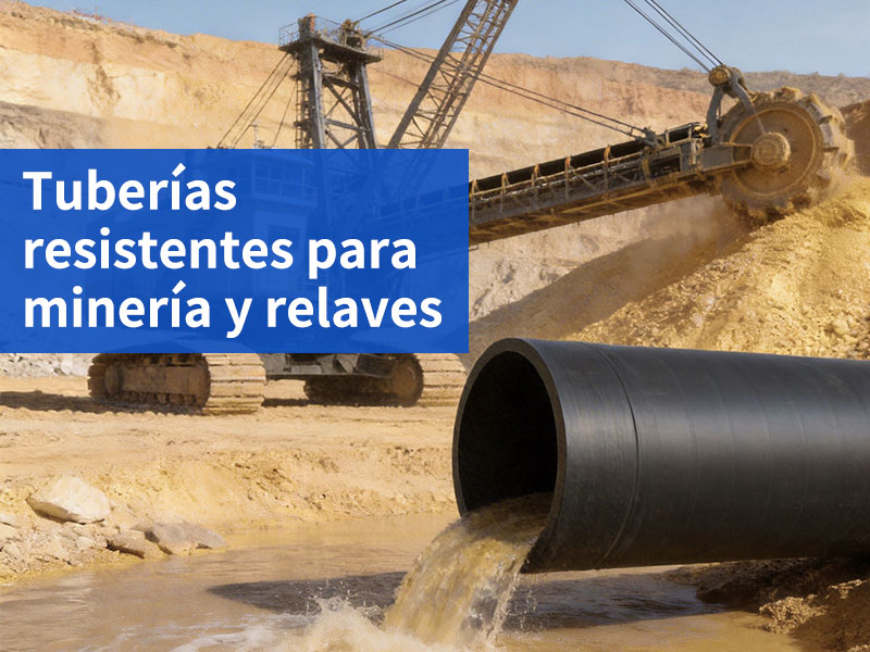 Tuberías resistentes para minería y relaves