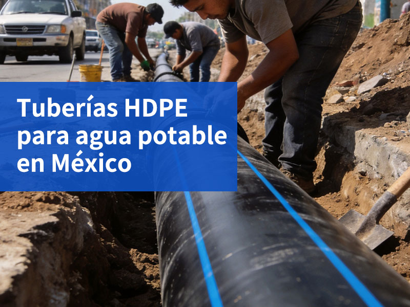 Tuberías HDPE para agua potable en México